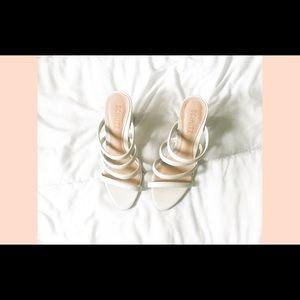 Schulz White Sandals
